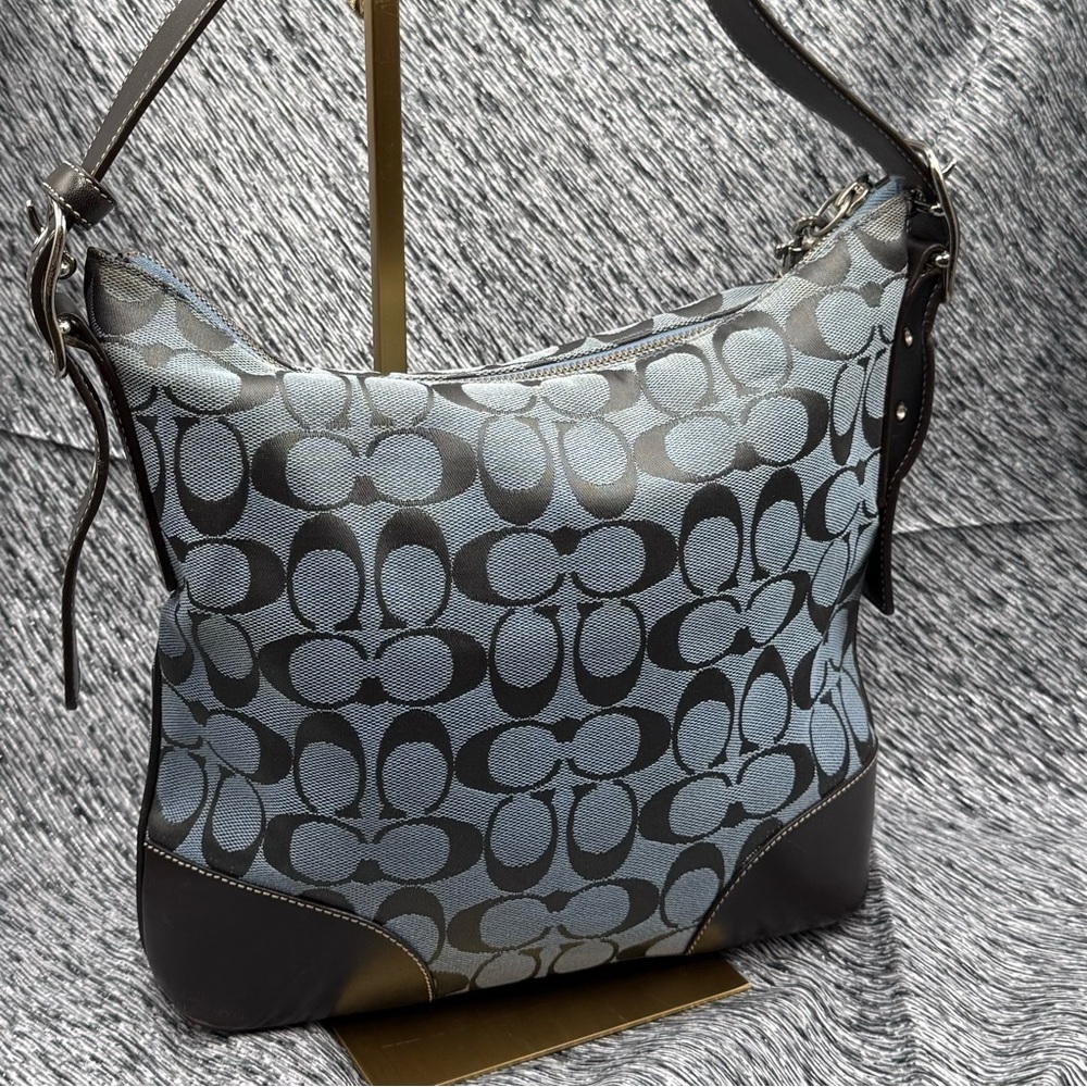 Vintage Coach Signature Slim Duffle